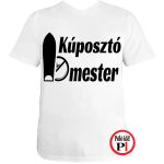 autós póló kúposztó mester fehér