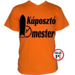 autós póló kúposztó mester narancs