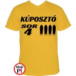 autós póló kúposztó sor 4 citrom