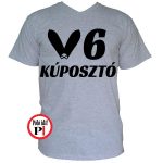 autós póló kúposztó v6 szürke