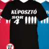 autós póló kúposztó sor 4