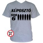 autós póló sor 6 kúposztó szürke