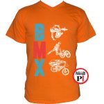 biciklis póló bmx narancs
