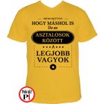 asztalos póló a legjobb vagyok citrom