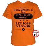 asztalos póló a legjobb vagyok narancs