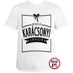 Férfi igazán jó karácsonyi ajándék póló fehér