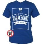 Férfi igazán jó karácsonyi ajándék póló kék