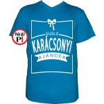 Férfi igazán jó karácsonyi ajándék póló vkék