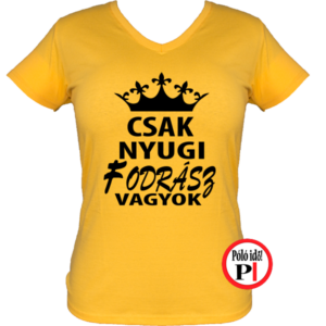 fodrász póló csak nyugi citrom