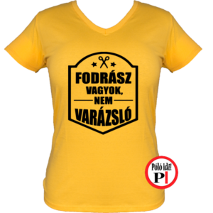 fodrász póló fodrász vagyok citrom