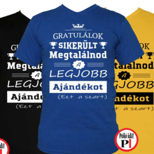 gratulálok ajándék szülinapi póló