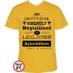 gratulálok ajándék szülinapi póló citrom