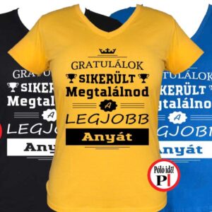 gratulálok anya póló női