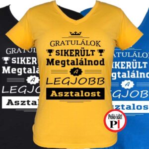 gratulálok asztalos póló női