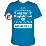gratulálok autószerelő póló vkék