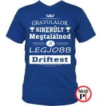 gratulálok drift póló kék