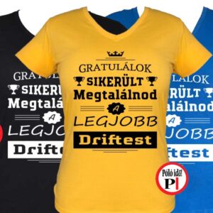 gratulálok drift póló női