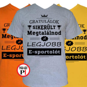 gratulálok e-sport póló