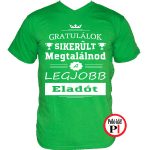 gratulálok eladó póló zöld