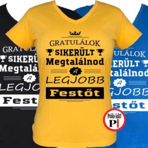 gratulálok festő póló női