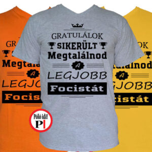gratulálok focis póló