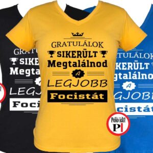 gratulálok focis póló női