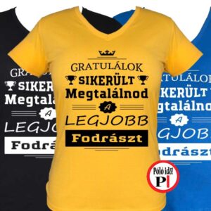 gratulálok fodrász póló női