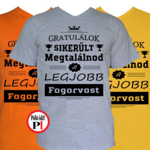 gratulálok fogorvos póló