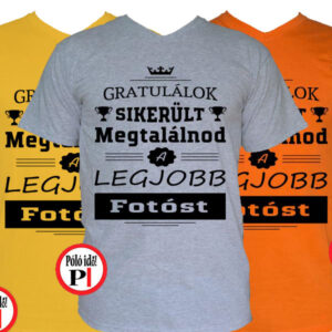 gratulálok fotós póló