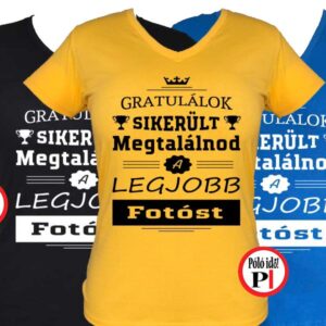gratulálok fotós póló női
