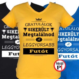 gratulálok futó póló női