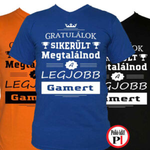 gratulálok gamer póló