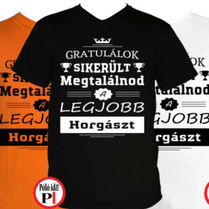 gratulálok horgász póló