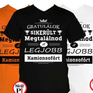 gratulálok kamionos póló