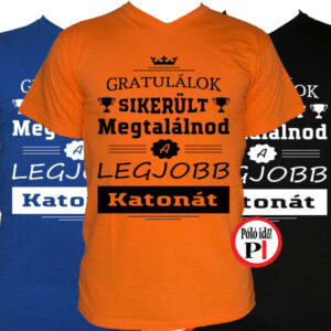 gratulálok katona póló