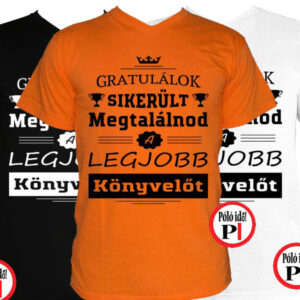 gratulálok könyvelő póló