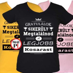 gratulálok kosaras póló női