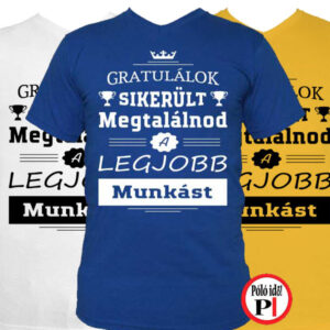 gratulálok munkás póló