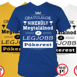 gratulálok pókeres póló