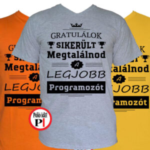 gratulálok programozó póló