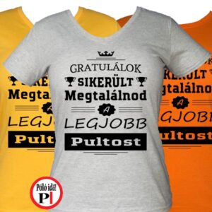 gratulálok pultos póló női