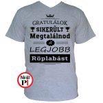 gratulálok röplabda póló szürke
