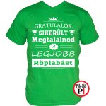 gratulálok röplabda póló zöld