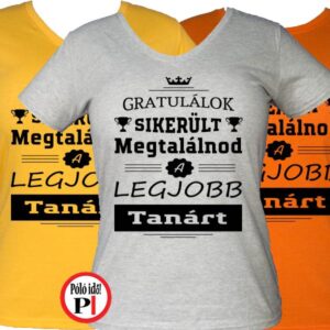 gratulálok tanár póló női