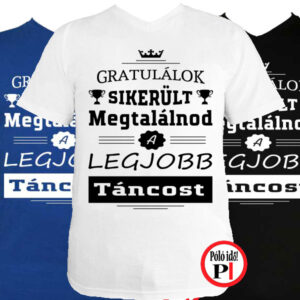 gratulálok táncos póló