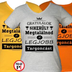 gratulálok targoncás póló női