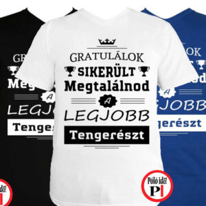 gratulálok tengerész póló