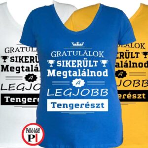 gratulálok tengerész póló női
