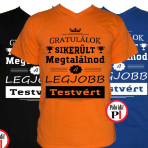 gratulálok testvér póló