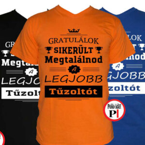 gratulálok tűzoltó póló
